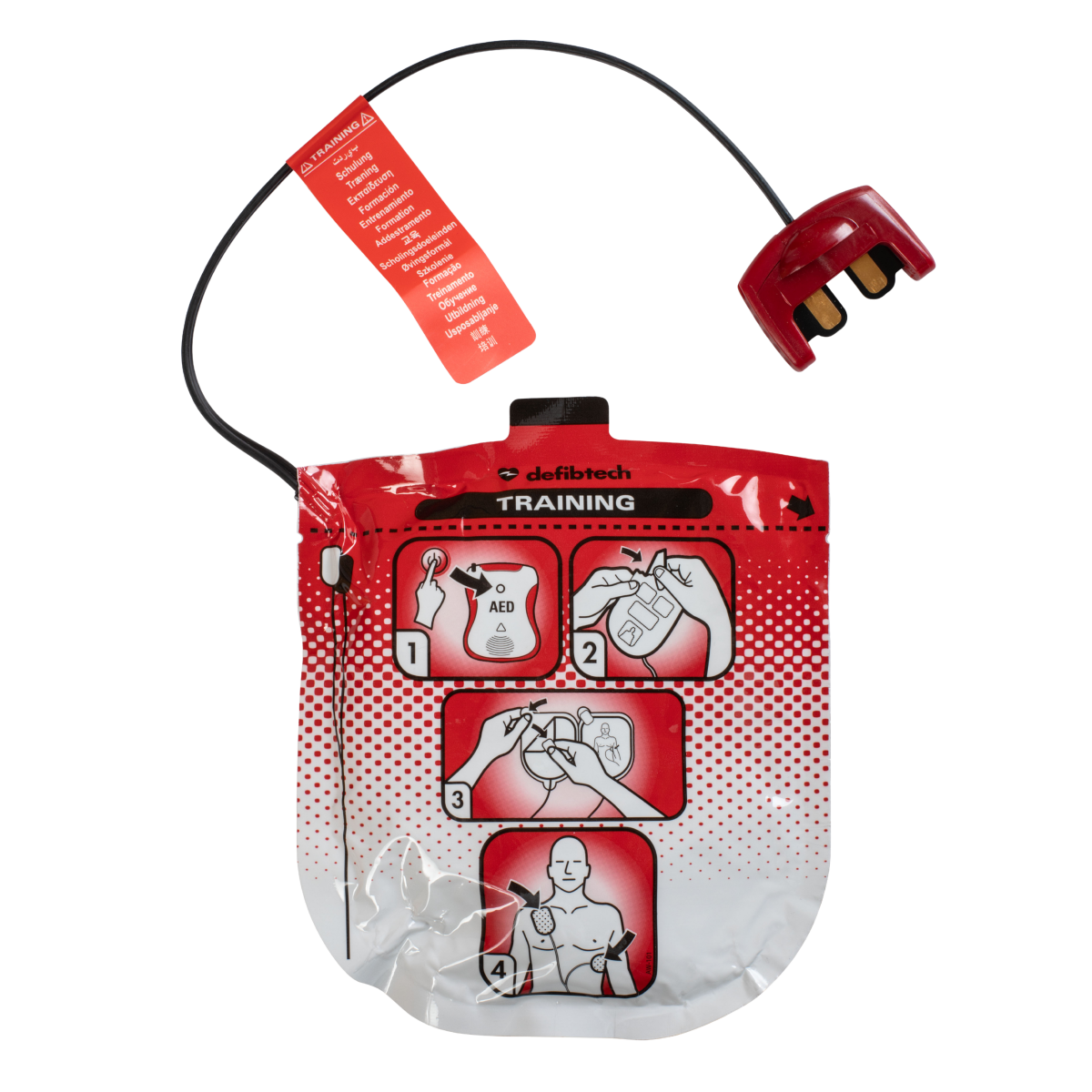 Trainingselektroden Defibtech View Trainer